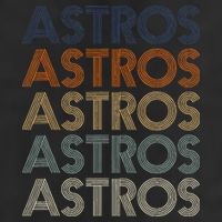 Astros Retro Style 70s 80s Personalized Jersey Golf Towel