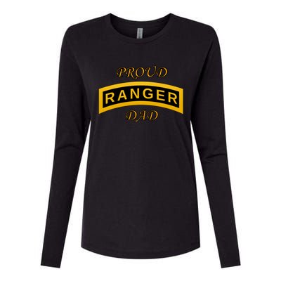 Army Ranger School Tab Proud Dad Gift Womens Cotton Relaxed Long Sleeve T-Shirt