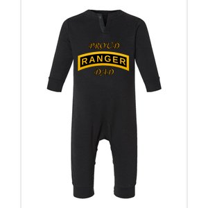 Army Ranger School Tab Proud Dad Gift Infant Fleece One Piece