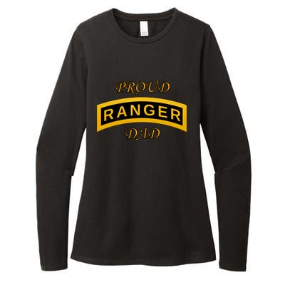 Army Ranger School Tab Proud Dad Gift Womens CVC Long Sleeve Shirt