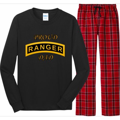 Army Ranger School Tab Proud Dad Gift Long Sleeve Pajama Set