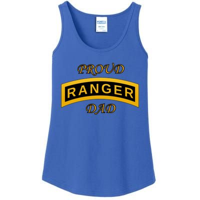 Army Ranger School Tab Proud Dad Gift Ladies Essential Tank