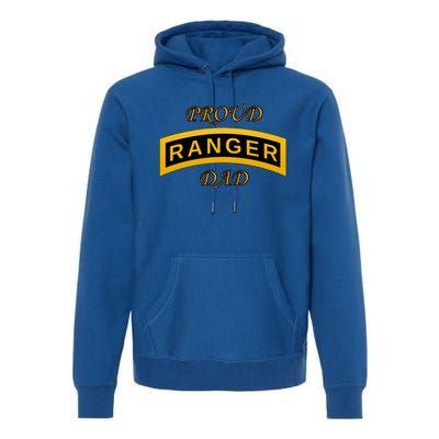 Army Ranger School Tab Proud Dad Gift Premium Hoodie