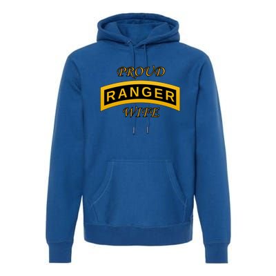 Army Ranger School Tab Gift Proud Wife Gift Funny Gift Premium Hoodie