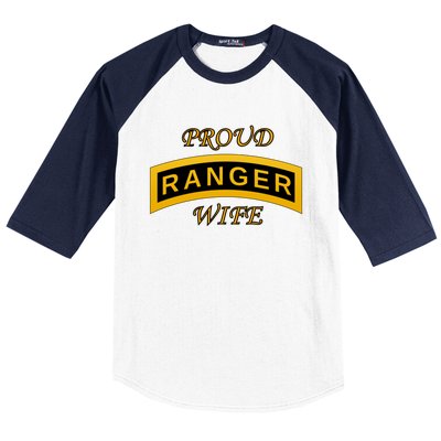 Army Ranger School Tab Gift Proud Wife Gift Funny Gift Baseball Sleeve Shirt