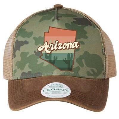 Arizona Retro Sunset Legacy Tie Dye Trucker Hat