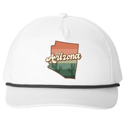 Arizona Retro Sunset Snapback Five-Panel Rope Hat