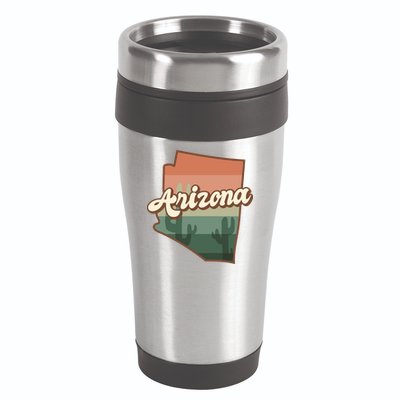 Arizona Retro Sunset 16oz Travel Tumbler