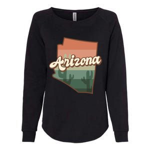 Arizona Retro Sunset Womens California Wash Sweatshirt