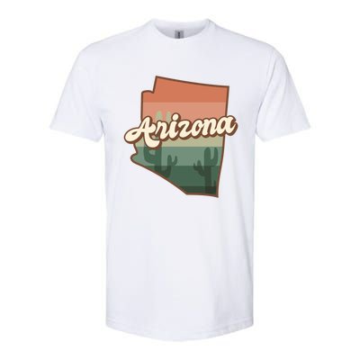 Arizona Retro Sunset Softstyle® CVC T-Shirt