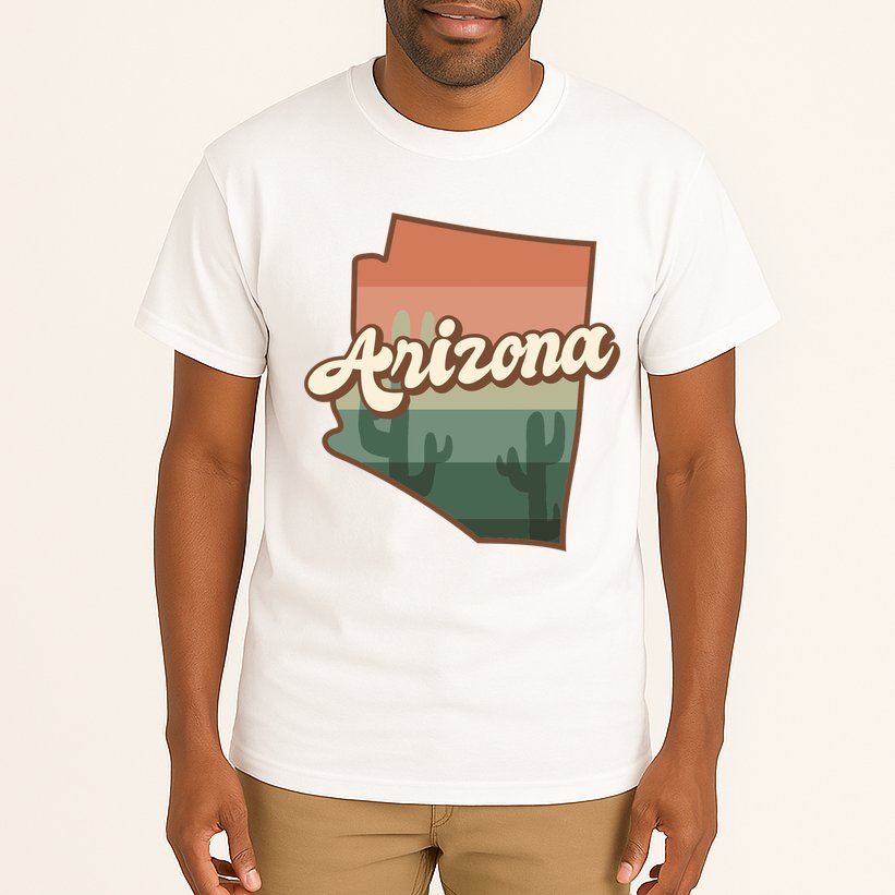 Arizona Retro Sunset Tall T-Shirt