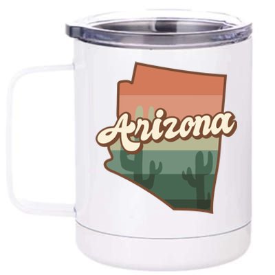 Arizona Retro Sunset 12 oz Stainless Steel Tumbler Cup