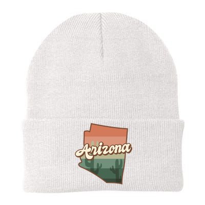 Arizona Retro Sunset Knit Cap Winter Beanie