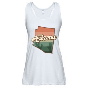 Arizona Retro Sunset Ladies Essential Flowy Tank