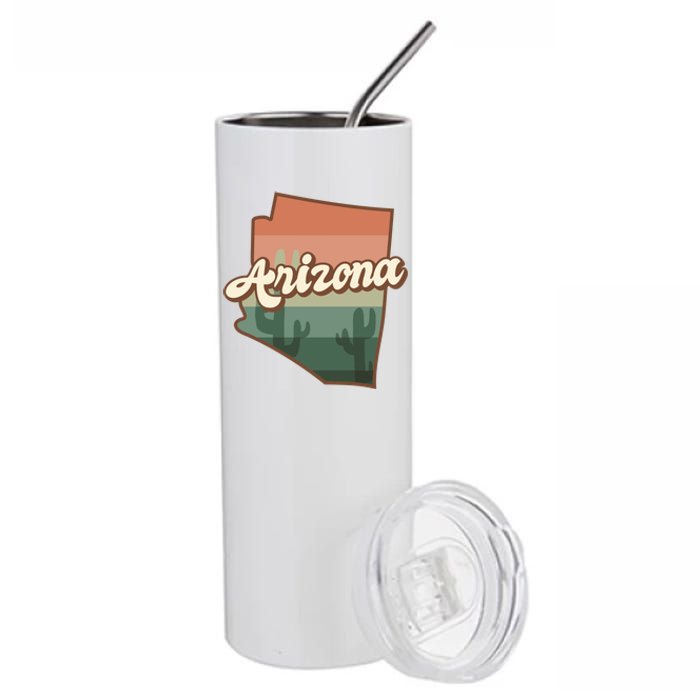 Arizona Retro Sunset Stainless Steel Tumbler