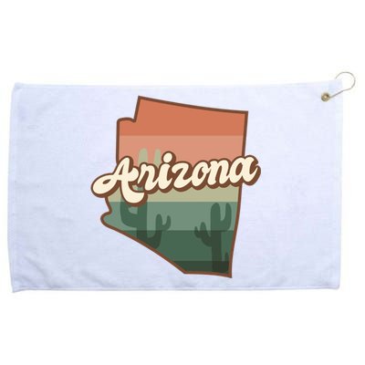 Arizona Retro Sunset Grommeted Golf Towel