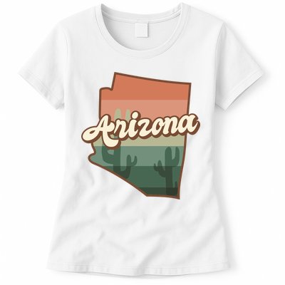 Arizona Retro Sunset Womens T-Shirt