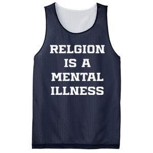 Anti Religion Should Be Treated As A Mental Illness Atheist Mesh Reversible Basketball Jersey Tank