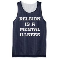 Anti Religion Should Be Treated As A Mental Illness Atheist Mesh Reversible Basketball Jersey Tank