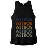 A.S.T.R.O.S Retro Style 70s 80s First Name Ladies PosiCharge Tri-Blend Wicking Tank
