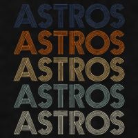 A.S.T.R.O.S Retro Style 70s 80s First Name Ladies PosiCharge Tri-Blend Wicking Tank