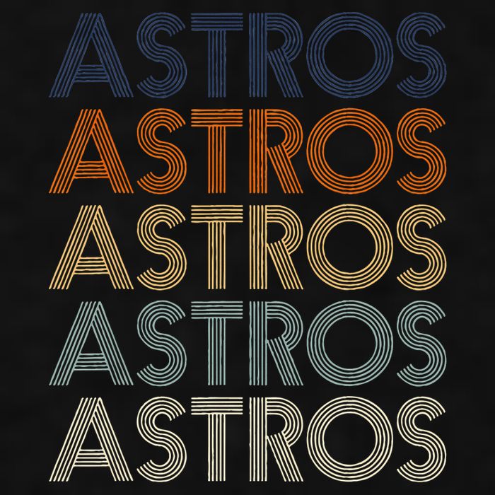 A.S.T.R.O.S Retro Style 70s 80s First Name Ladies PosiCharge Tri-Blend Wicking Tank