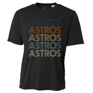 A.S.T.R.O.S Retro Style 70s 80s First Name Cooling Performance Crew T-Shirt