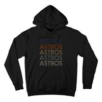 A.S.T.R.O.S Retro Style 70s 80s First Name Hoodie