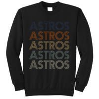 A.S.T.R.O.S Retro Style 70s 80s First Name Sweatshirt