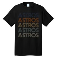 A.S.T.R.O.S Retro Style 70s 80s First Name Tall T-Shirt