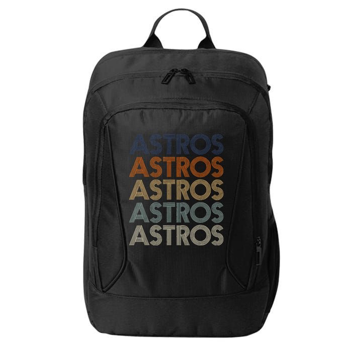 A.S.T.R.O.S Retro Style 70s 80s First Name City Backpack