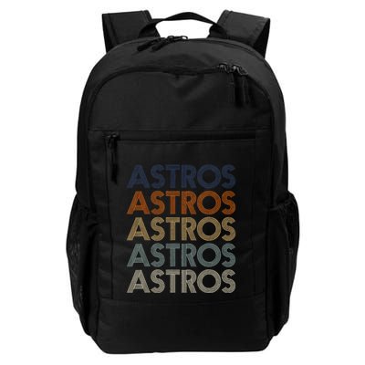 A.S.T.R.O.S Retro Style 70s 80s First Name Backpack