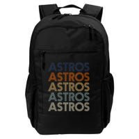 A.S.T.R.O.S Retro Style 70s 80s First Name Backpack