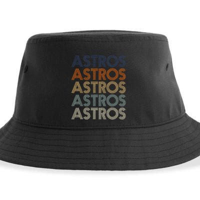 A.S.T.R.O.S Retro Style 70s 80s First Name Sustainable Bucket Hat