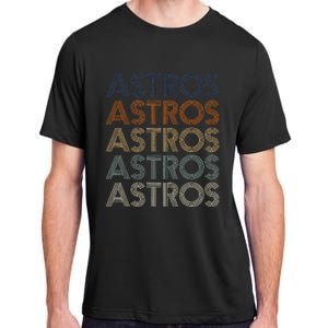 A.S.T.R.O.S Retro Style 70s 80s First Name Adult ChromaSoft Performance T-Shirt