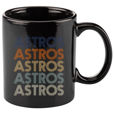 A.S.T.R.O.S Retro Style 70s 80s First Name 11oz C Handle Ceramic Mug