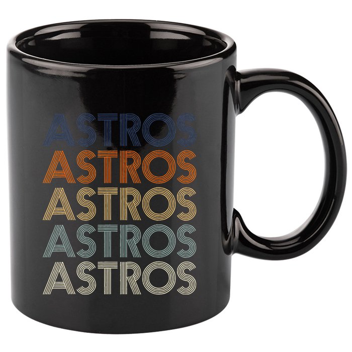 A.S.T.R.O.S Retro Style 70s 80s First Name 11oz C Handle Ceramic Mug