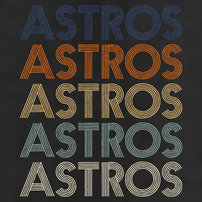 A.S.T.R.O.S Retro Style 70s 80s First Name Beanie