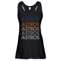 A.S.T.R.O.S Retro Style 70s 80s First Name Ladies Essential Flowy Tank