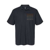 A.S.T.R.O.S Retro Style 70s 80s First Name Softstyle Adult Sport Polo