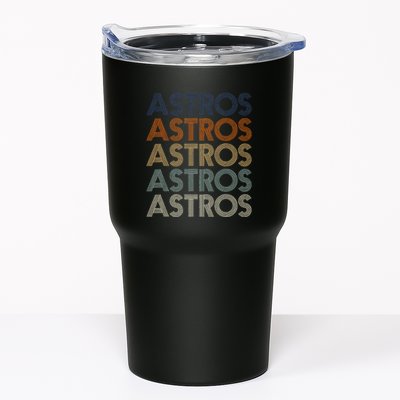 A.S.T.R.O.S Retro Style 70s 80s First Name Tumbler