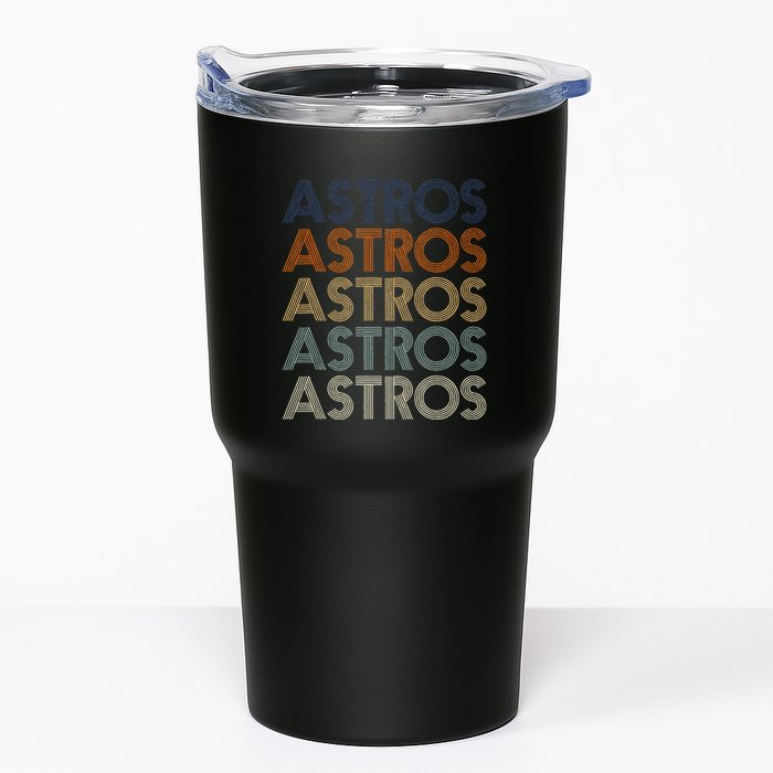 A.S.T.R.O.S Retro Style 70s 80s First Name Tumbler
