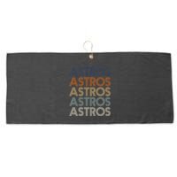 A.S.T.R.O.S Retro Style 70s 80s First Name Large Microfiber Waffle Golf Towel