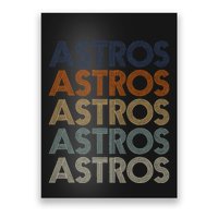 A.S.T.R.O.S Retro Style 70s 80s First Name Poster
