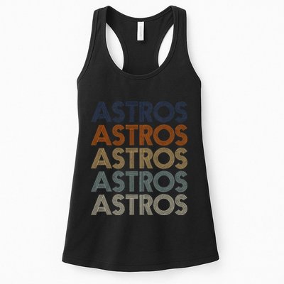A.S.T.R.O.S Retro Style 70s 80s First Name Womens Tank Top