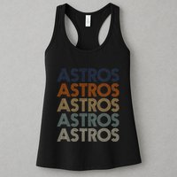 A.S.T.R.O.S Retro Style 70s 80s First Name Womens Tank Top