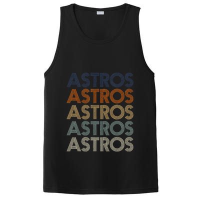 A.S.T.R.O.S Retro Style 70s 80s First Name PosiCharge Competitor Tank