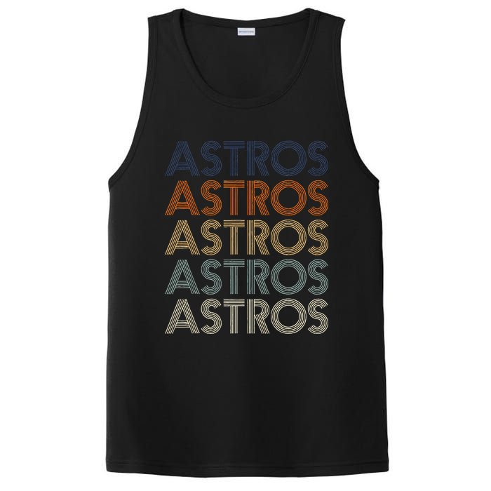 A.S.T.R.O.S Retro Style 70s 80s First Name PosiCharge Competitor Tank