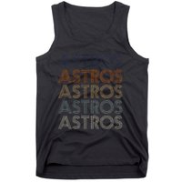 A.S.T.R.O.S Retro Style 70s 80s First Name Tank Top