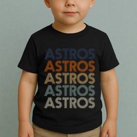 A.S.T.R.O.S Retro Style 70s 80s First Name Toddler T-Shirt